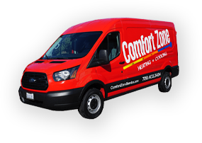 Comfort Zone branded van